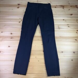 Spanx by Sara Blakely Leggings Womens Small Black Skinny Slit Cuff Dress Pants